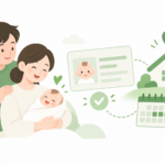출산지원금 신청 대상, 아동 주민등록번호와 거주 기간이 가른다 일러스트